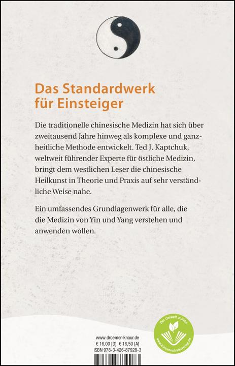 Produktbild Das grosse Buch der chinesischen Medizin (Deutsch, Ted J. Kaptchuk, 2022)