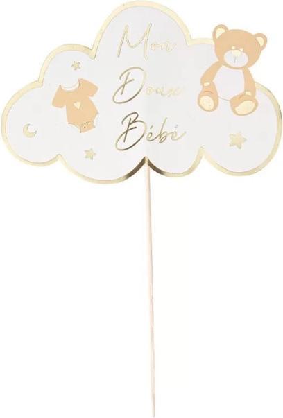 Actual product image Arty Fêtes Cake topper "Mon doux bébé"