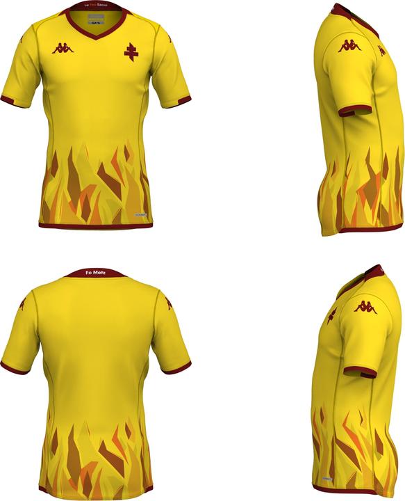 Actual product image Kappa Away jersey Metz Kombat Pro 2023/24 (XXL)