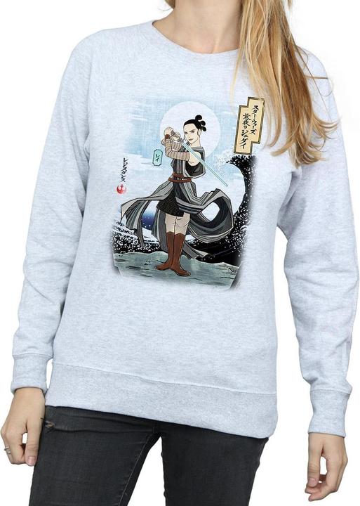 Immagine prodotto Star Wars The Last Jedi Japanese Rey Felpa Donna (L)
