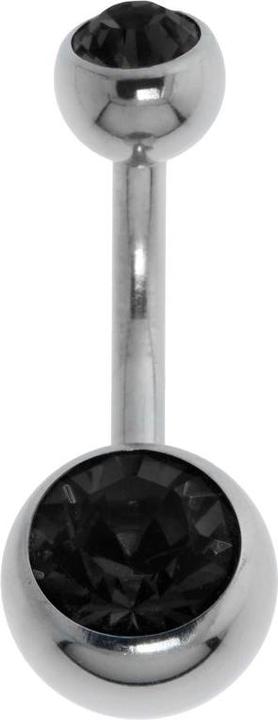 Actual product image Bijouteria Bellypiercing (Titanium, Crystal)