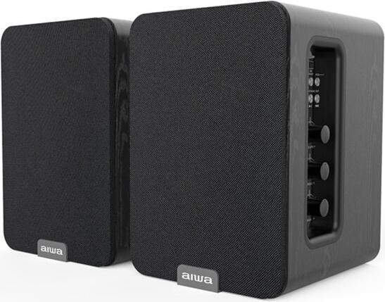 Image du produit Aiwa Paire d'enceintes actives ASP-A200, noir (1 paire, 25 W)