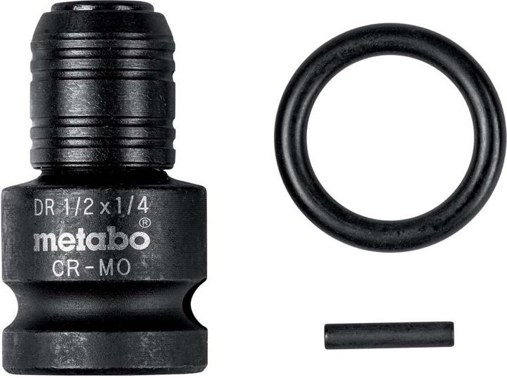 Metabo Adaptateur de frappe 1/2" sur 1/4",E6,3,3 pcs. (1/2")