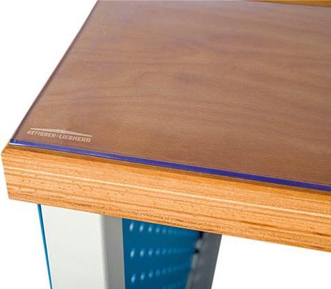 Produktbild Bedrunka & hirth Weich PVC-Werkbankabdeckungen mit abgerundeten Kanten (Kunststoff)