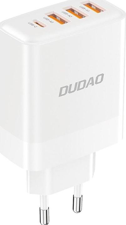 Dudao A5HEU network charger 3x USB-A 1x USB-C PD20W - white