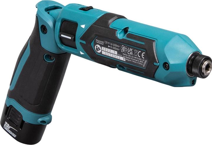 Actual product image Makita TD 022 DSE cordless impact screwdriver with articulated blade (Rechargeable battery operated)