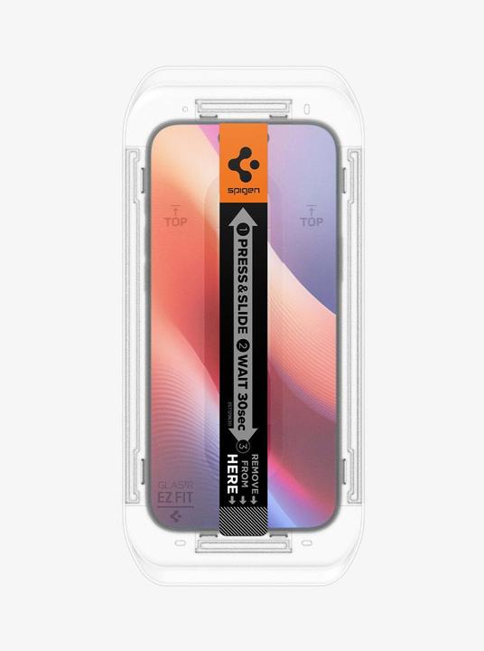 Actual product image Spigen Glas.Tr ”Ez Fit” 2-Pack forfor iPhone 16 Pro Max 6,3" privacy (2 Piece, Apple iPhone 16 Pro Max)