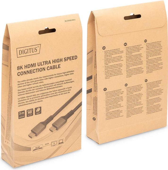Actual product image Digitus HDMI (Typ A) — HDMI (Typ A) (3 m, HDMI)