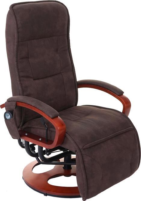 Immagine prodotto Swisshandel24 Lettino relax, poltrona relax, poltrona massaggiante, con massaggio Tessuto/Tessuto - finta pelle