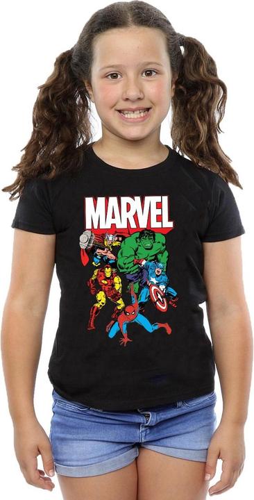 Actual product image Girls Hero Group Cotton T-Shirt (152, 158)