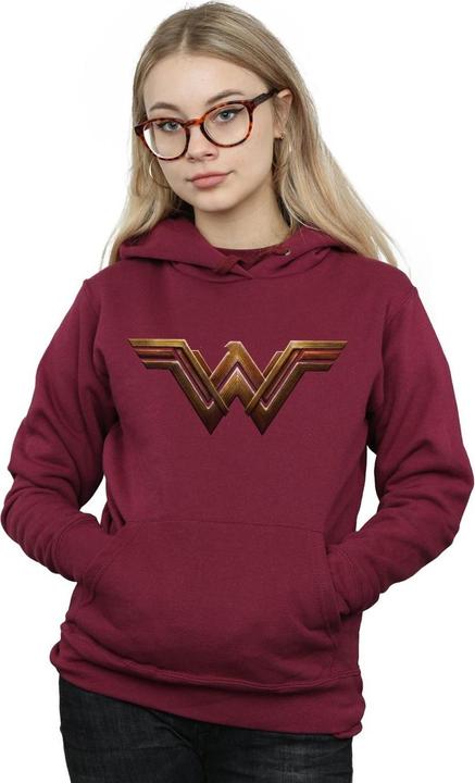 Image du produit - Sweat à capuche JUSTICE LEAGUE MOVIE WONDER WOMAN EMBLEM - Femme (M)
