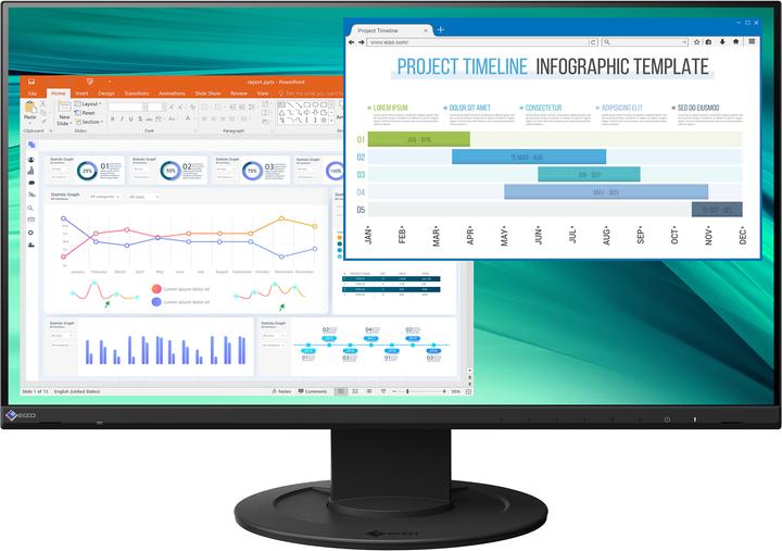 Actual product image Eizo FlexScan EV2460 (1920 x 1080 pixels, 23.80")
