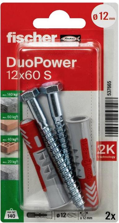 Image du produit Fischer Duopower (2 pcs)