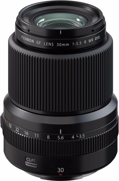 Fujifilm Fujinon GF 30mm f/3,5 R WR (Fujifilm Fujinon GF, Formato medio)