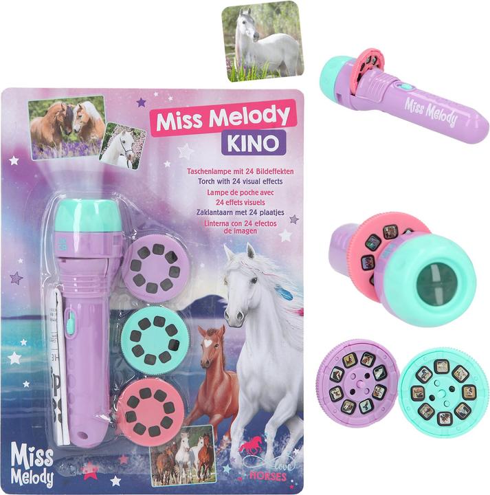 Produktbild Depesche Taschenlampe Miss Melody mit Bildeffekten (19.50 cm)