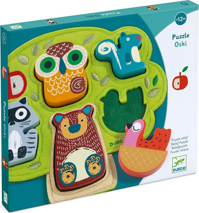 Actual product image Djeco Fabric puzzle Oski (5 pieces)