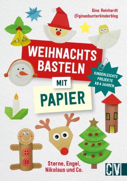Immagine prodotto Weihnachtsbasteln mit Papier (Tedesco, Reinhardt, Gina, 2023)