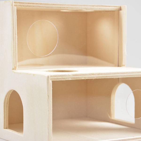 Produktbild Duvoplus Kletterhaus aus holz, 15x15x15cm
