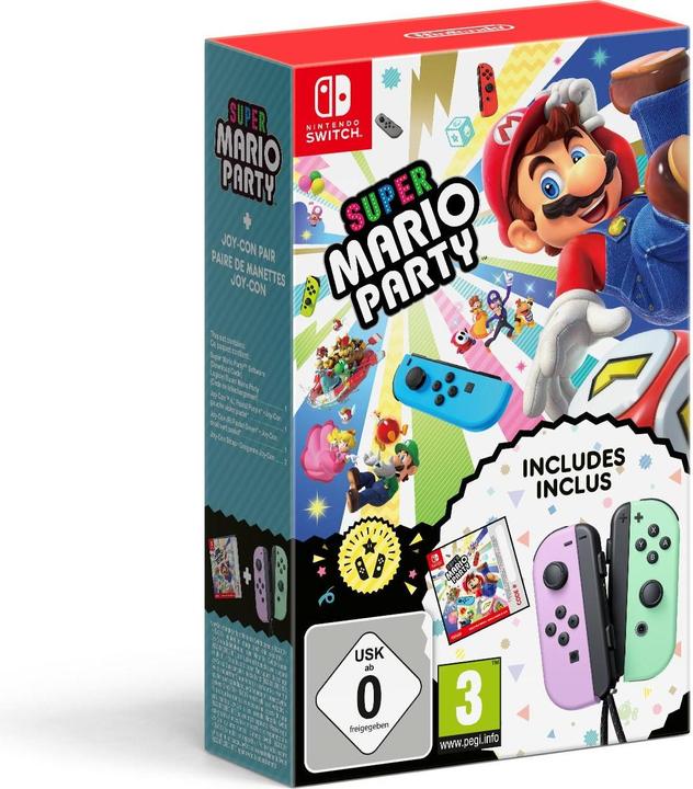Image du produit Nintendo Super Mario Party + Joy-Con Set (Switch, DE, EN, IT, FR)