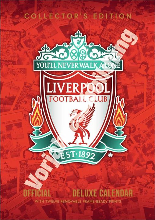 Actual product image Danilo Liverpool poster calendar 2025 (English)