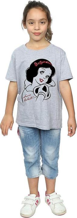 Immagine prodotto Snow White Maglietta Glitter delle ragazze (152, 158)