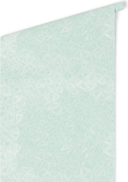 Produktbild Trenddeko abstrakte Dreiecke - mint (1008 x 48 cm)