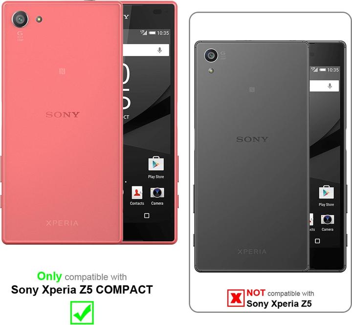 Productafbeelding Cadorabo Flip met structuurhoes (Sony Xperia Z5 Compact)