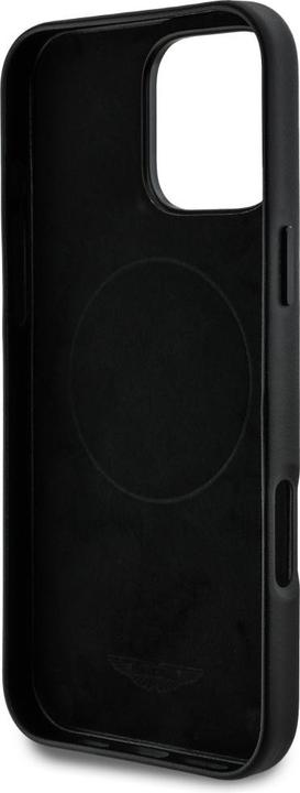Actual product image Aston Martin Etui HC FW Logo do iPhone 16 Pro MagSafe czarny (Apple iPhone 16 Pro Max)