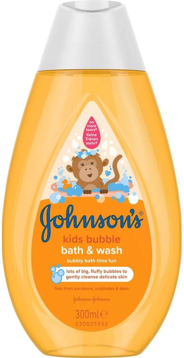 Actual product image Johnsons Bubble Bath Kids Bubble Bath and Wash 300 ml