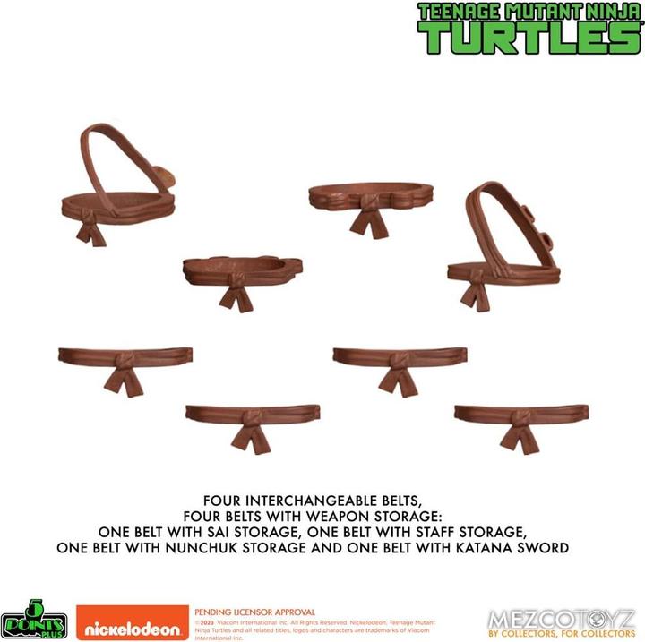 Immagine prodotto Mezco Toys Teenage Mutant Ninja Turtles Action Figures Teenage Mutant Ninja Turtles Deluxe Set 8 cm