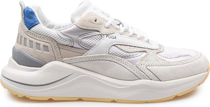 Produktbild D.a.t.e. D.a.t.e fuga sneakers in fabric and suede color white/sky (38)