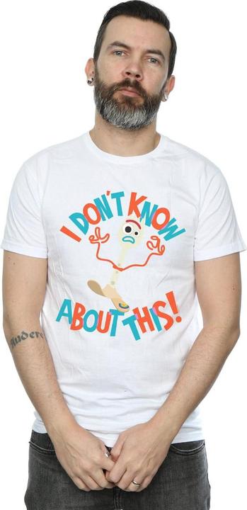 Immagine prodotto Disney Toy Story 4 Forky I Dont Know About This Maglietta Uomo (3XL)
