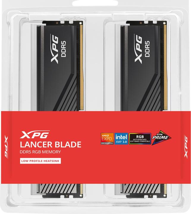 Produktbild Adata Lancer Blade (2 x 24GB, 6000 MHz, DDR5-RAM, U-DIMM)