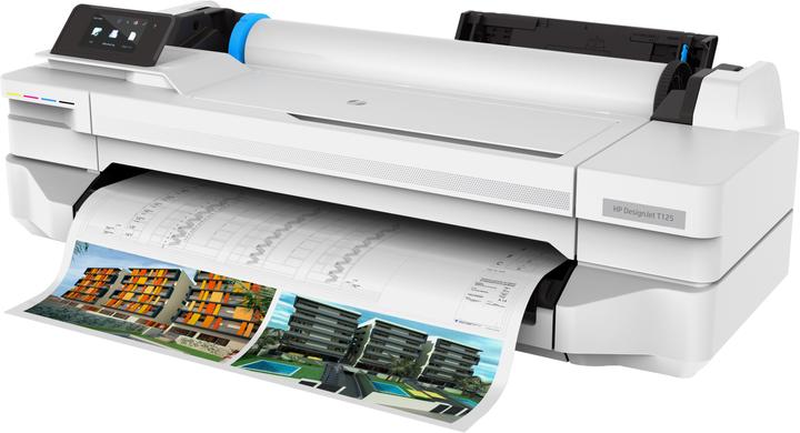 Actual product image HP T125, 24" DesignJet (Ink, Colour)