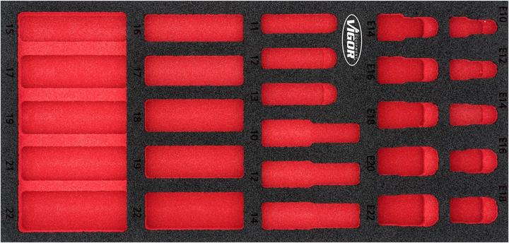 Image du produit Vigor Insert En Mousse Souple, Vide