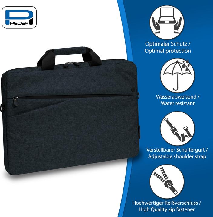 Immagine prodotto Pedea Borsa per laptop da 13,3 pollici (33,8 cm) FASHION Borsa a tracolla per notebook con tracolla (13.30", Universale, Lenovo, ASUS, Huawei, Apple)