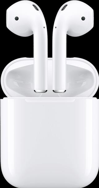 Produktbild Apple AirPods 2nd Gen. mit kabellosem Ladecase (2019) (keine Geräuschunterdrückung, 5 h, Kabellos)