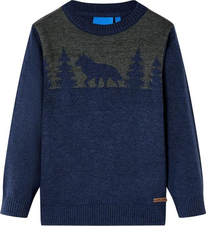 Immagine prodotto VidaXL Maglia per bambini blu navy 104,Materiale: 100 (104)
