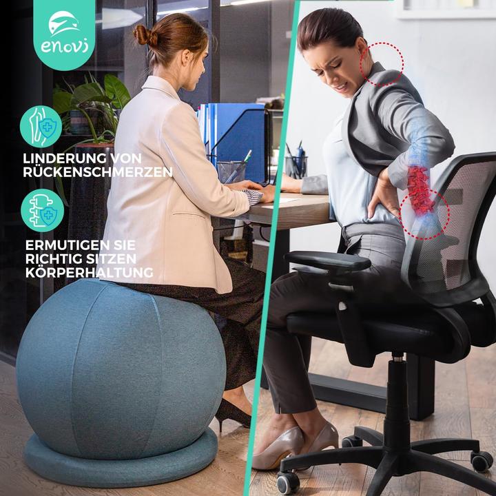 Actual product image Enovi ProfiBalance exercise ball (75 cm)