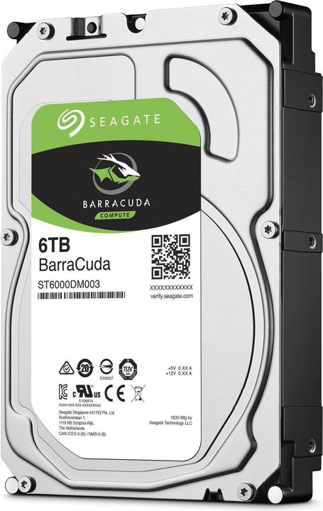 Actual product image Seagate BarraCuda (6 TB, 3.5", SMR)