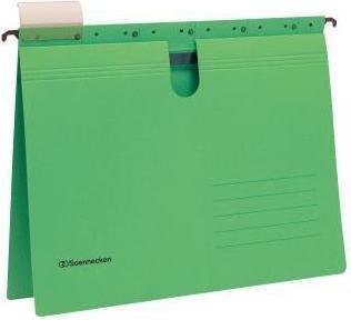 Produktbild Soennecken Hängehefter grün A4 kfm.Heftung 220g Recyclingkarton 25 St./Pack. (A4, 1 x)