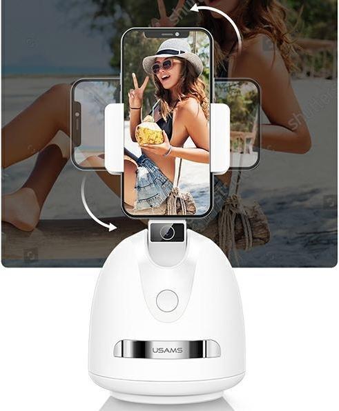 Image du produit Usams Support de suivi de visage intelligent - Blanc