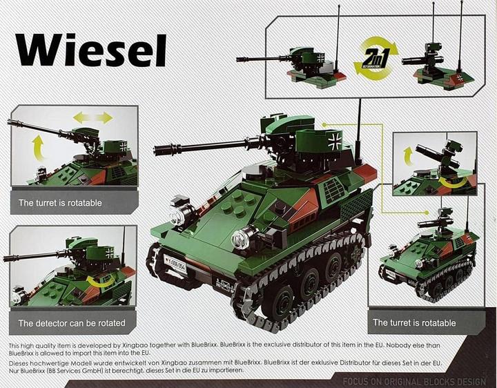 Produktbild Blue Brixx Militärfahrzeug Wiesel 1 - 06054
