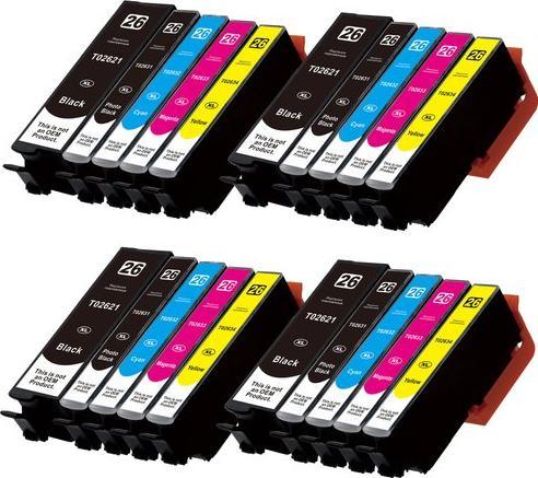 Produktbild Hermex Kompatible Tintenpatrone XL für Epson Expression Premium XP-720 (M, BK, C, Y, PBK)