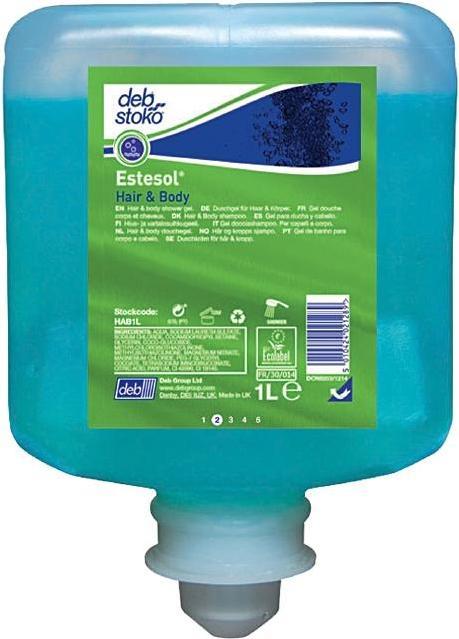 Produktbild Deb Stoko Estesol Hair & Body 2L (2000 ml)