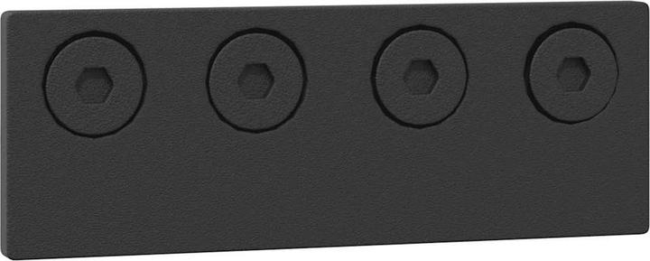 Immagine prodotto VidaXL Set di ferramenta per porte scorrevoli 183 cm acciaio nero Set di ferramenta per porte scorrevoli