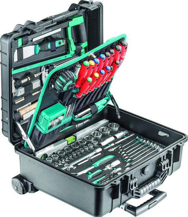 Actual product image technocraft PRO TROLLEY tool case - IP65 (213 pieces)