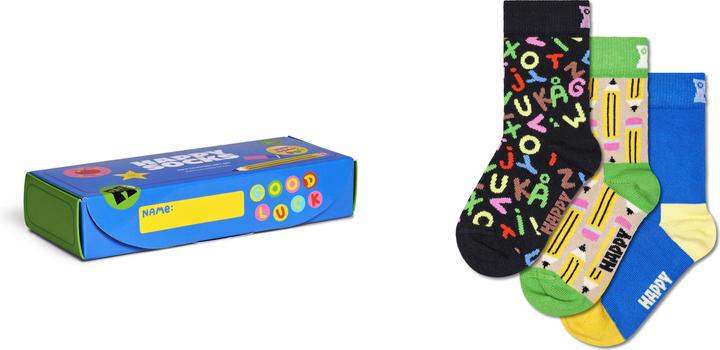 Happy Socks Back To School Gift Set (3er Pack, 28 - 30)