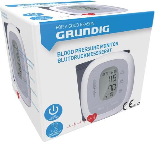 Produktbild Grundig Blood pressure monitor wrist (Blutdruckmessgerät Handgelenk)