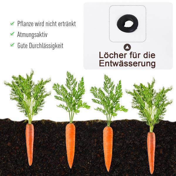 Image du produit Outsunny Mobiler Pflanzenwagen mit Stauraum